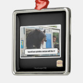 Ornement Carré Argenté Arrose (Gauche)