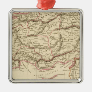 Ornement Carré Argenté Asie mineure antique