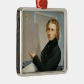 Ornement Carré Argenté Autoportrait, 1822 (Droite)