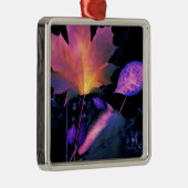 Ornement Carré Argenté Autumn Leaves (Droite)