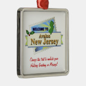 Ornement Carré Argenté Avalon NJ (Droite)