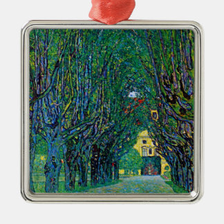 Ornement Carré Argenté Avenue in Schloss Kammer Park by Gustav Klimt