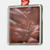 Ornement Carré Argenté AZ, Arizona, Page, Haut Antelope Canyon (Gauche)