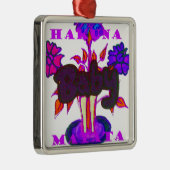 Ornement Carré Argenté Baby plante Hakuna Matata cadeaux.png (Droite)