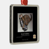 Ornement Carré Argenté Babysittine (Droite)