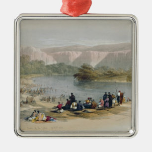 Ornement Carré Argenté Banques de la Jordanie