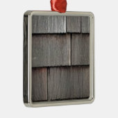 Ornement Carré Argenté Bardeaux patinés (Droite)