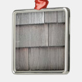 Ornement Carré Argenté Bardeaux patinés (Gauche)