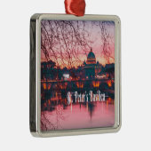 Ornement Carré Argenté Basilique Saint-Pierre, Rome, Italie (Droite)