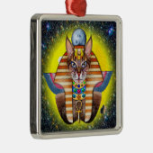 Ornement Carré Argenté Bastet (Droite)