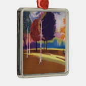 Ornement Carré Argenté Bath de parc de Victoria (Droite)