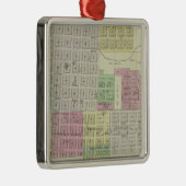 Ornement Carré Argenté Baxter Springs, le comté de Cherokee, le Kansas (Droite)