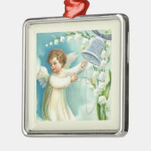 Ornement Carré Argenté bébé (Gauche)