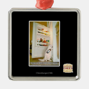 Ornement Carré Argenté Beerz d'ur du keepz I