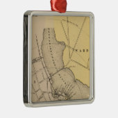 Ornement Carré Argenté Belfast, Maine (Droite)