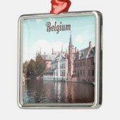 Ornement Carré Argenté Belgique - Canal Bruxelles (Gauche)