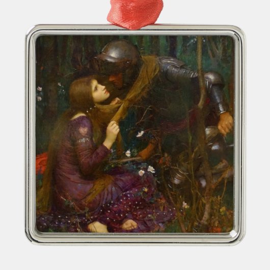 Ornement Carré Argenté Belle Dame Sans Pitié (Devant)