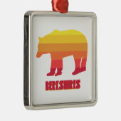 Ornement Carré Argenté Berkshires Bear (Droite)