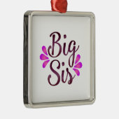 Ornement Carré Argenté Big Sis (Droite)