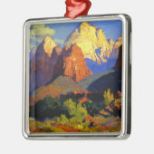 Ornement Carré Argenté Bischoff - Zion Park (Gauche)