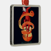 Ornement Carré Argenté Bitter Campari par Cappiello (Droite)