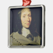 Ornement Carré Argenté Blaise Pascal (Gauche)