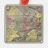 Ornement Carré Argenté Boston 3 (Devant)