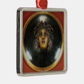 Ornement Carré Argenté Bouclier de méduse (Droite)