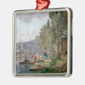 Ornement Carré Argenté Bougival, 1873 (Gauche)