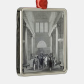 Ornement Carré Argenté Bourse des valeurs (Droite)