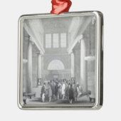 Ornement Carré Argenté Bourse des valeurs (Gauche)