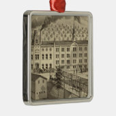 Ornement Carré Argenté Brasserie de A Reymann (Droite)