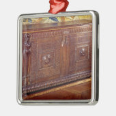 Ornement Carré Argenté Buffet de noix, école de Lyonnais (Gauche)