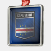 Ornement Carré Argenté Cap-Vert (Gauche)