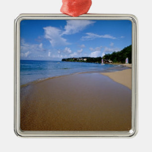 Ornement Carré Argenté Caraïbes, Petites Antilles, Indes occidentales, 3
