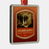 Ornement Carré Argenté Carlsbad Caverns NP (PF1) (Droite)