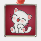 Ornement Carré Argenté Cat (Devant)