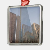 Ornement Carré Argenté Centre de Comcast et tour de Bell Atlantic (Gauche)