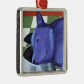 Ornement Carré Argenté C'est sixo'clock quelque part (Droite)