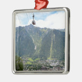 Ornement Carré Argenté Chamonix (Gauche)