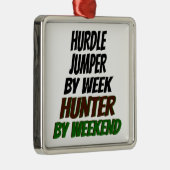 Ornement Carré Argenté Chasse Sourde (Droite)