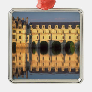 Ornement Carré Argenté Château de Chenonceau, rivière Cher, Loir-et-Cher,