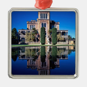 Ornement Carré Argenté Château de Larnach, Dunedin, Nouvelle-Zélande