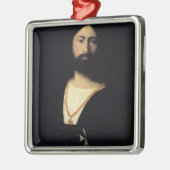 Ornement Carré Argenté Chevalier de l'ordre de Malte (Gauche)