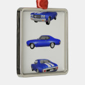 Ornement Carré Argenté Chevelle 1970 solides solubles : (Droite)