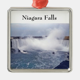 Ornement Carré Argenté Chutes de fer à cheval