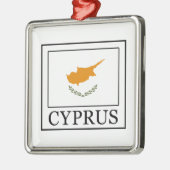 Ornement Carré Argenté Chypre (Gauche)