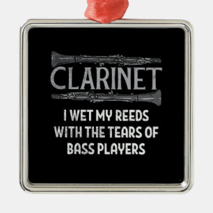 Ornement Carré Argenté Clarinet