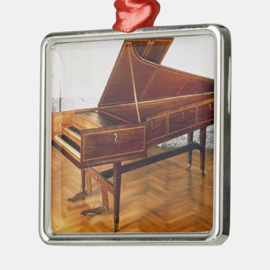 Ornement Carré Argenté Clavecin appartenant à Franz Joseph Haydn (Gauche)