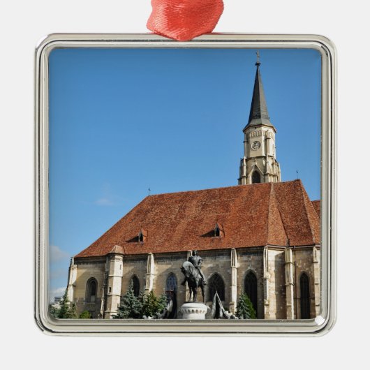 Ornement Carré Argenté Cluj Napoca, Roumanie (Devant)